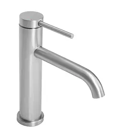Змішувач для умивальника Rea Clif nickel brushed низький REA-B5324, Никель - мініатюра 5