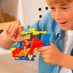 Ігровий набір Disney Doorables Піцакоптер-S SuperThings PSTSP118IN120 гелікоптер, казум-кид, фігурка - мініатюра 3