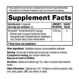 Трави Ridgecrest Herbals Комплекс для підтримки Функції нирок, KidneyAid, RidgeCrest Herbals, (RDH-00168) - мініатюра 2