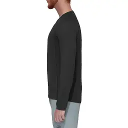 Футболка Mammut Selun FL Longsleeve M Logo XXL Black - мініатюра 3