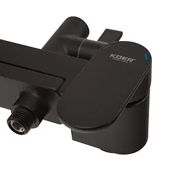 Душова система Koer KB-56030-05 3 функції KR5428, Чорний матовий - мініатюра 10