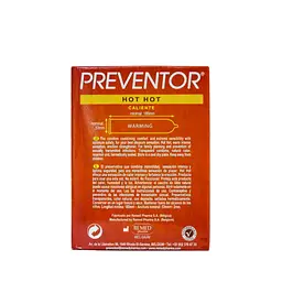 Презервативи Preventor Hot Hot 3 шт. - мініатюра 4