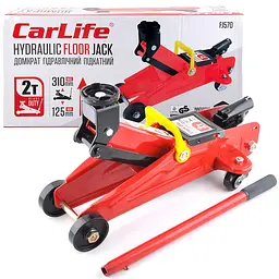 Домкрат підкатний CarLife 2 т 125-310 мм (FJ570) - мініатюра 2