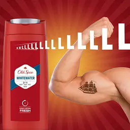 Гель для душу Old Spice Whitewater 675 мл (8006540280195) - мініатюра 4