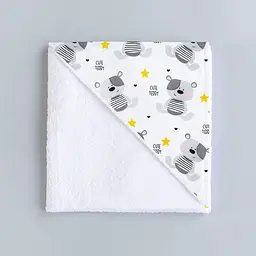 Багаторазова непромокаюча пелюшка 70х120 GREY TEDDY BEAR COSAS (4822052071038) - мініатюра 2