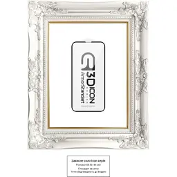 Скло захисне Armorstandart Icon 3D iPhone 14 Pro Black 2 шт. (ARM65336) - миниатюра 3