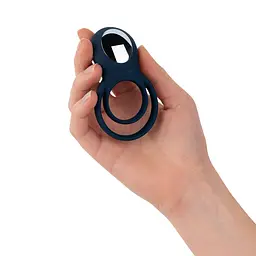 Ерекційне віброкільце Boners Vibrating Double Cock Ring - мініатюра 8