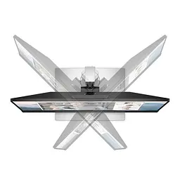 Монітор TFT 23.8" HP E24mv G4, IPS, HDMI, VGA, DP, USB, Cam, HAS, Pivot, колонки, сріблястий (169L0AA) - мініатюра 9