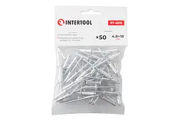 Витяжні заклепки з плоскою головкою Intertool 4.8 х 18 мм (в упаковці 50 шт.) - мініатюра 3