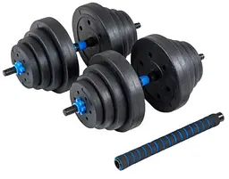 Гантелі розбірні бітумні THUNDER GYM-03 зі з'єднувачем для штанги, 2 х 20 кг (GYM-03) - мініатюра 2