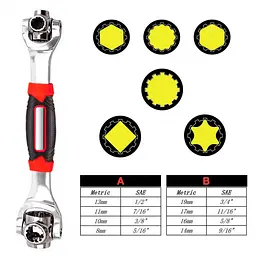 Універсальний гайковий ключ 48в1 Universal Wrench - мініатюра 3
