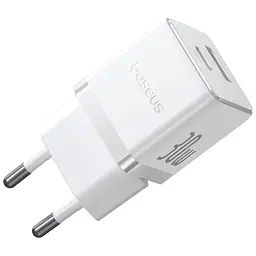 Зарядний пристрій Baseus 1xUSB-C 30 Вт + 1xUSB білий (P1011160A213-00) - мініатюра 4