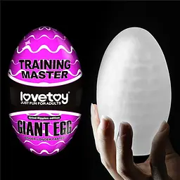 Мастурбатор Traning Master Giant Egg Masturbator Purple - мініатюра 2