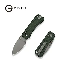 Ніж складаний Civivi Baby Banter 2 (C23074-3) чорне лезо - зелений - мініатюра 10