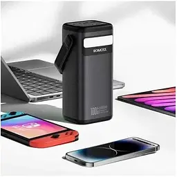 Зовнішній акумулятор Romoss PMT60 60000mAh 100W PMT60-1D2-2133H - мініатюра 4