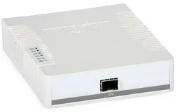 Комутатор Mikrotik RB260GS, 5-port Gigabit smart switch with SFP cage, SwOS, plastic case, PSU - мініатюра 5