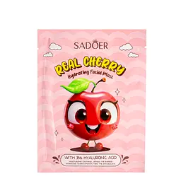 Маска для шкіри обличчя зволожувальна Sadoer Real Cherry тканинна 25 г (SD34731)