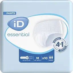 Підгузники-труси для дорослих iD Essential Extra Plus M 10 шт. - мініатюра 6