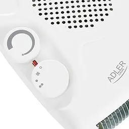 Тепловентилятор Adler AD 77 white - мініатюра 3