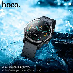 Розумний годинник Smart Watch Hoco Y2 Pro з магнітною зарядкою (Black) - мініатюра 10