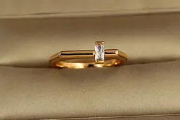 Кільце Xuping Jewelry Лаконізм р 18 золотисте - мініатюра 2