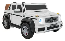 Дитячий електромобіль Mercedes Benz Maybach G650, з регулюванням сидінь, білий - мініатюра 3