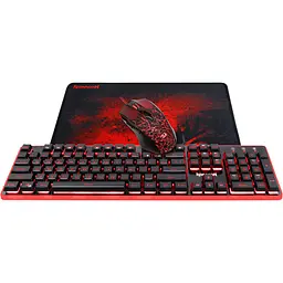 Комплект клавіатура і миша Redragon Gaming Esseintials S107 RGB Set з килимком [78225] [118167] - мініатюра 3