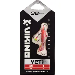 Балансир Viking Fishing Yeti Ice Jig 40mm 7.0g #7 Coral Trout - мініатюра 2