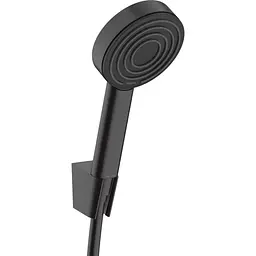 Душовий набір Hansgrohe Pulsify 105 1jet Porter 1.25 м Matt Black 24301670, Чорний матовий