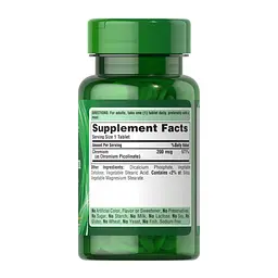 Хром піколінат Chromium Picolinate 200 mcg Yeast Free 100 таблеток - мініатюра 2