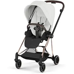 Прогулянкова коляска Cybex Mios Style 5.0 Off White шасі Rosegold