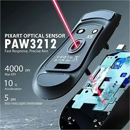 Миша Attack Shark X5 Wireless Black (AS-6922456700225-B) [159856] - мініатюра 6