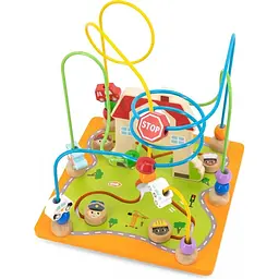 Бізікуб Viga Toys 5 в 1 дерев'яний (44591) - мініатюра 5