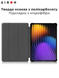 Чехол AIRON Premium для Xiaomi 7/7 Pro с защитной пленкой и салфеткой black - мініатюра 7
