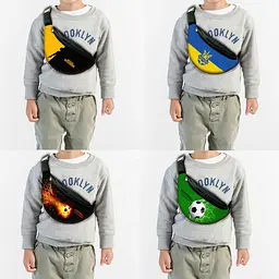 Сумка-бананка з друком фото, картинки, напису, логотипу,під замовлення оптом, сумка через плече (00204) - мініатюра 3
