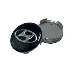 Ковпак колеса Hyundai чорний 60 мм пластик епоксидне покриття 1 шт OEM 52960-L1150 (ковпачок)