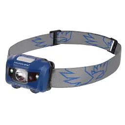 Налобний ліхтар Falcon Eye Orion 160 Lm білий/червоний/зелений LED, синій
