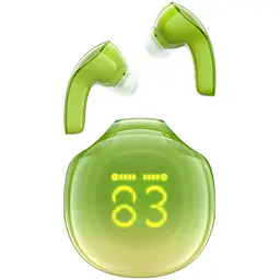 Наушники Acefast T9 Crystal Air bluetooth earbuds Avocado Green