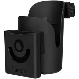 Уцінка. Тримач для чашки та телефону Lionelo Ove Black Carbon, чорний (LO-OVE) 
