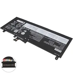 Батарея для ноутбуку Lenovo L21M4P76 (ThinkPad X13s) 7.74 6400mAh Чорний