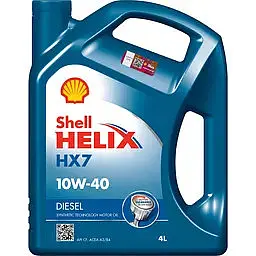 Автомобільна моторна олива Shell Helix Diesel HX7 10W-40 4л - мініатюра 2