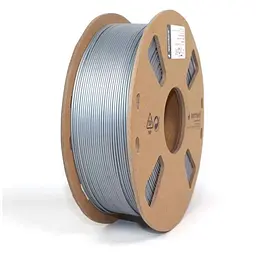 Пластик для 3D-принтера Gembird PLA+, 1.75 мм, 1 kg, silver (3DP-PLA+1.75-02-S)