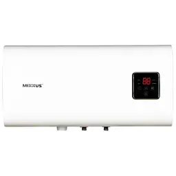 Водонагрівач Mixxus EWH-14100 CUBE WET(Н) 100 л, 2 кВт, мокрий ТЕН, горизонтальний, квадратний, білий (WH0616)