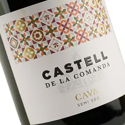 Ігристе вино Castell De La Comanda Cava Semi Sec біле напівсухе 11.5% 0.75 л - мініатюра 5
