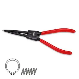 Круглогубці для зняття стопорних кілець Extra Long (розжим прямі) TOPTUL DCBJ1381 - мініатюра 2