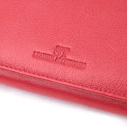 Класичний жіночий гаманець із натуральної шкіри ST Leather 22675 червоний - мініатюра 8