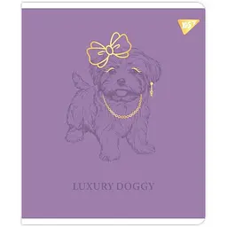 Зошит для записів А5 Yes Luxure doggy 24 аркуша в клітинку (767539)