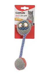 Іграшка для котів сова з м'ячиком на пружині Camon