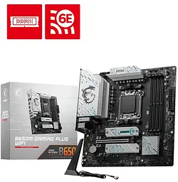 Материнська плата MSI B650M GAMING PLUS WIFI (B650M GAMING PLUS WIFI) (Socket AM5, AMD B650, Micro-ATX) Б/в - мініатюра 5
