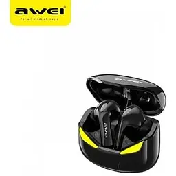 Бездротові навушники Awei T35 Gaming TWS Bluetooth Earphone до 5 годин білі - мініатюра 5